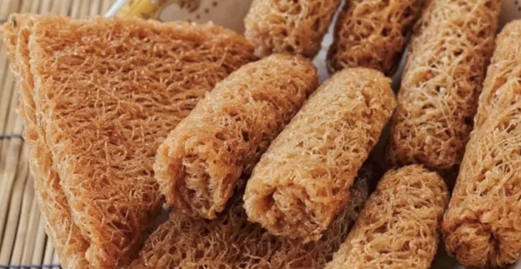 Jawada or kue rambut, crispy traditional sweet from Alor and Flores