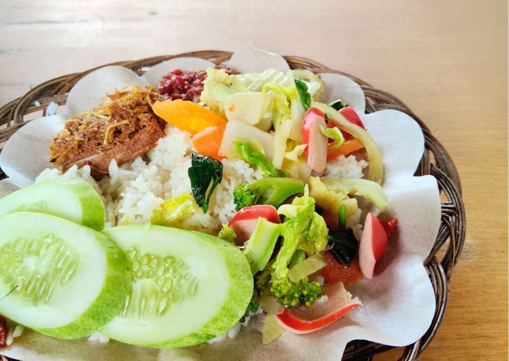 Nasi Campur or Nasi Rames