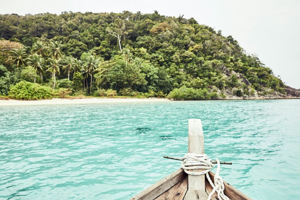Bawah island view from boat